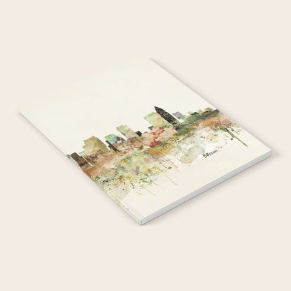 Boston Massachusetts skyline Notebook Gallery Image 1