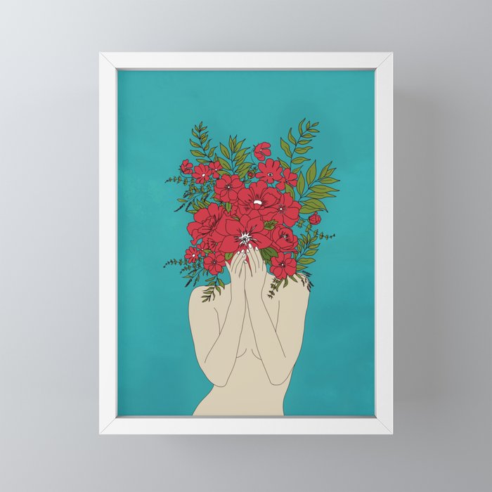Blooming Red Mini Art Print Gallery Image 4