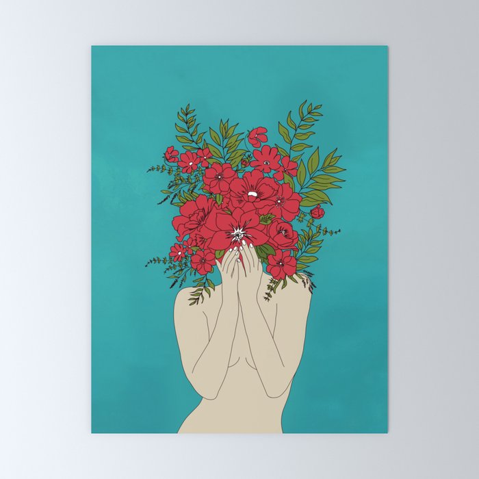 Blooming Red Mini Art Print Gallery Image 6