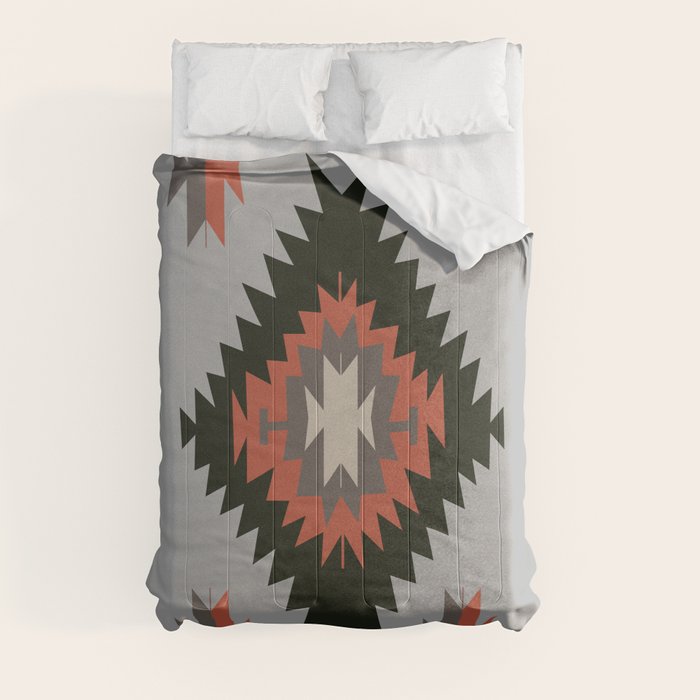 New Mexico Southwest Santa Fe Tribal Indian Pattern Comforter Gallery Image 3