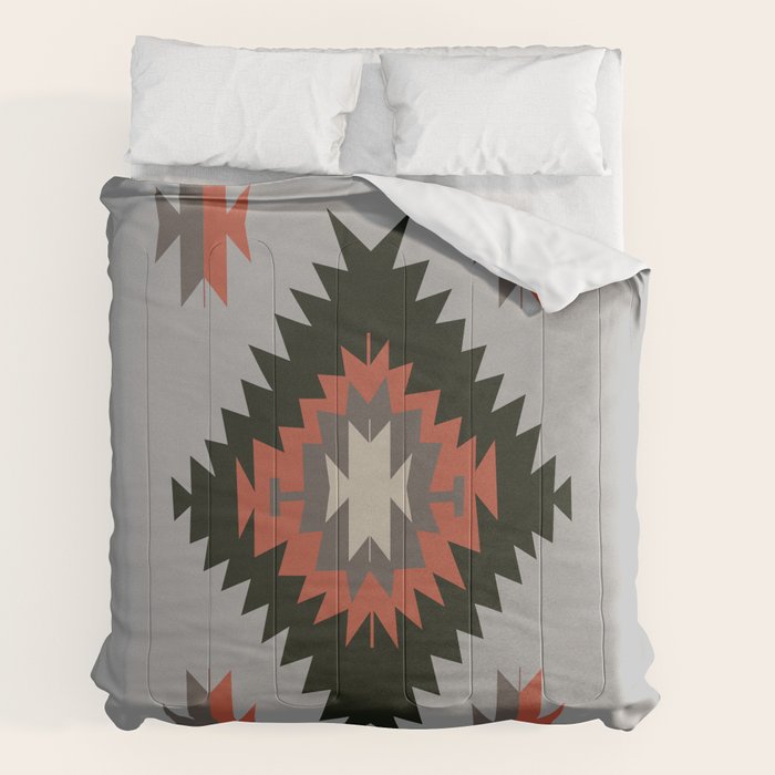New Mexico Southwest Santa Fe Tribal Indian Pattern Comforter Gallery Image 7