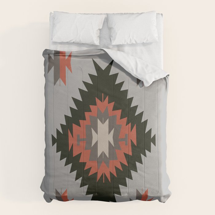New Mexico Southwest Santa Fe Tribal Indian Pattern Comforter Gallery Image 6