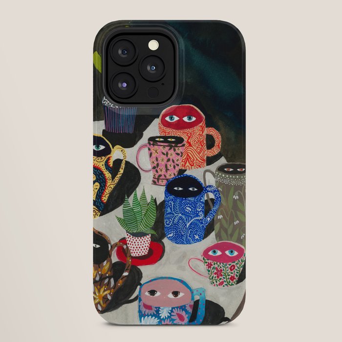Suspicious mugs iPhone Case Gallery Image 28