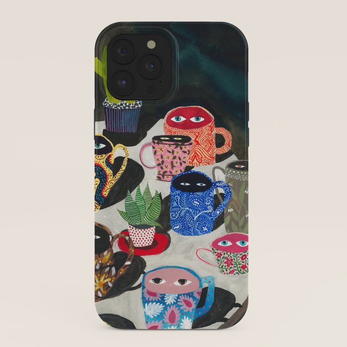 Suspicious mugs iPhone Case Gallery Image 40
