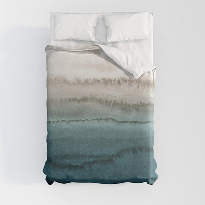 WITHIN THE TIDES - CRASHING WAVES TEAL Duvet Cover Gallery Image 3