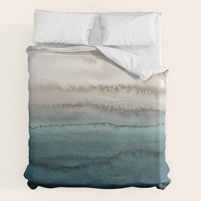 WITHIN THE TIDES - CRASHING WAVES TEAL Duvet Cover Gallery Image 7