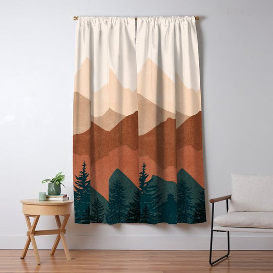 Sunset 01 Window Curtain Gallery Image 1