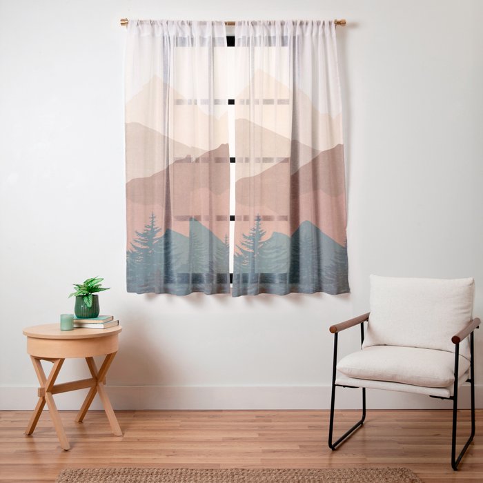 Sunset 01 Window Curtain Gallery Image 19