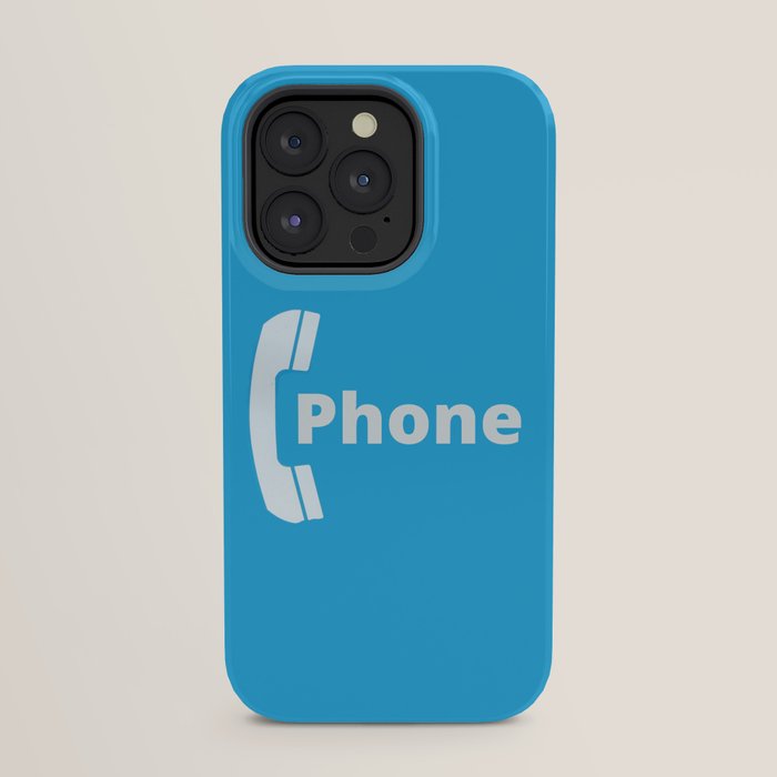Vintage Pay Phone Booth Old School Retro Telephone Blue Sign iPhone Case Gallery Image 23
