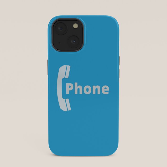 Vintage Pay Phone Booth Old School Retro Telephone Blue Sign iPhone Case Gallery Image 33