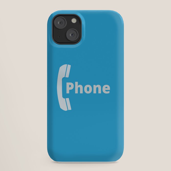 Vintage Pay Phone Booth Old School Retro Telephone Blue Sign iPhone Case Gallery Image 18