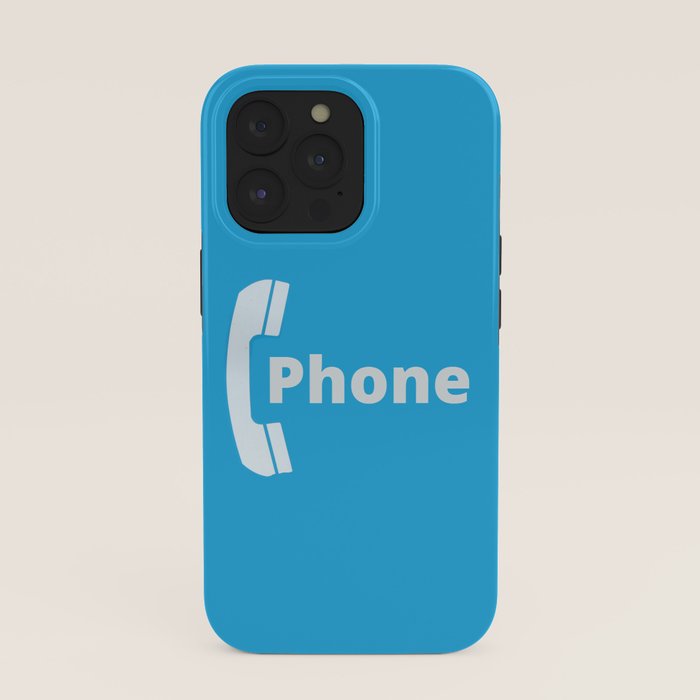 Vintage Pay Phone Booth Old School Retro Telephone Blue Sign iPhone Case Gallery Image 39