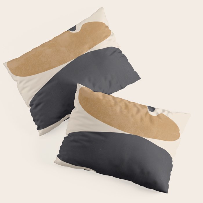 Modern Abstract Shapes 115 Pillow Sham Gallery Image 1