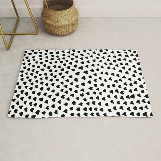 Black Heart Rug Gallery Image 1