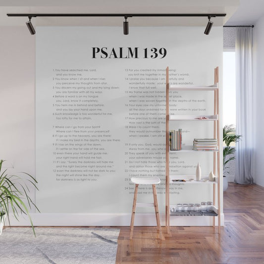 Psalm 139 Wall Mural Gallery Image 1