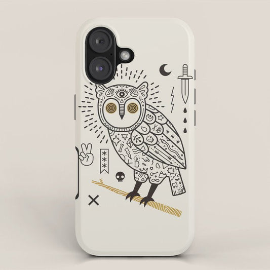 Hypno Owl iPhone Case Gallery Image 1