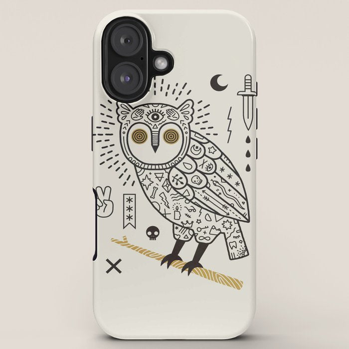 Hypno Owl iPhone Case Gallery Image 5
