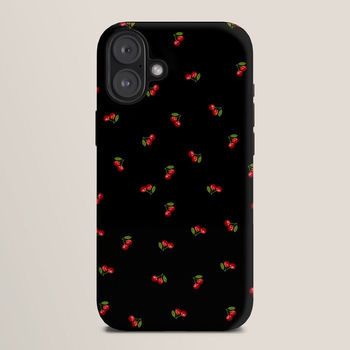 Dark Delicate Cherry iPhone Case Gallery Image 10
