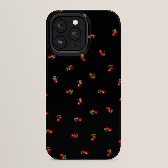 Dark Delicate Cherry iPhone Case Gallery Image 24