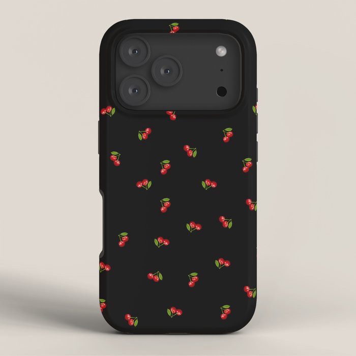 Dark Delicate Cherry iPhone Case Gallery Image 3