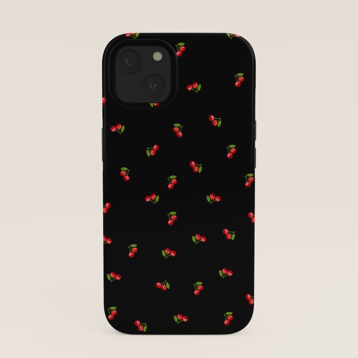 Dark Delicate Cherry iPhone Case Gallery Image 37