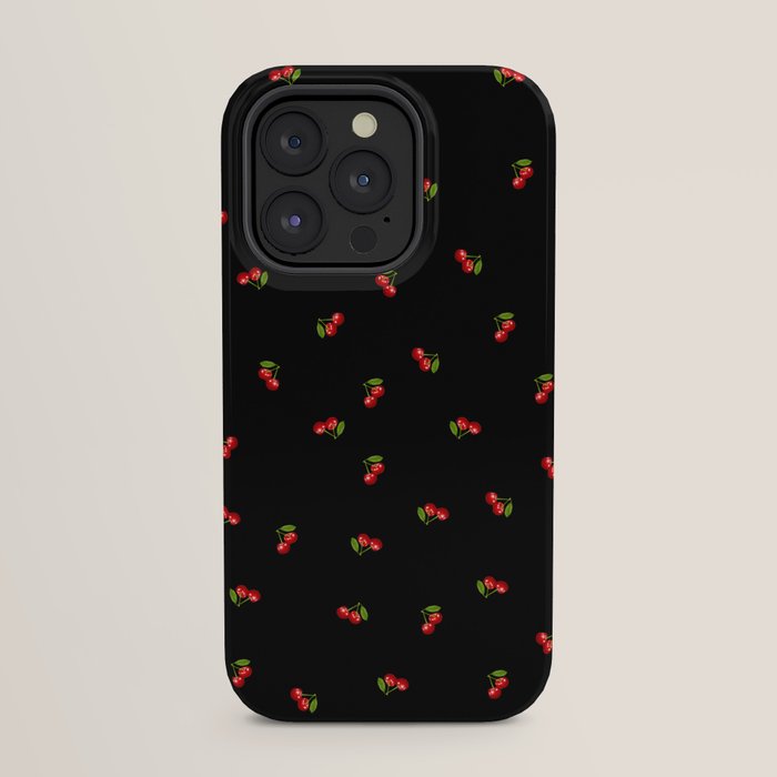 Dark Delicate Cherry iPhone Case Gallery Image 31