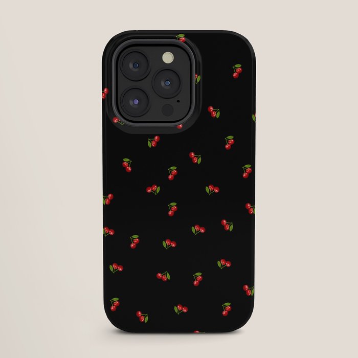 Dark Delicate Cherry iPhone Case Gallery Image 27