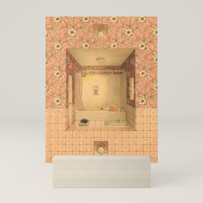 Bath in Pink Mini Art Print Gallery Image 5
