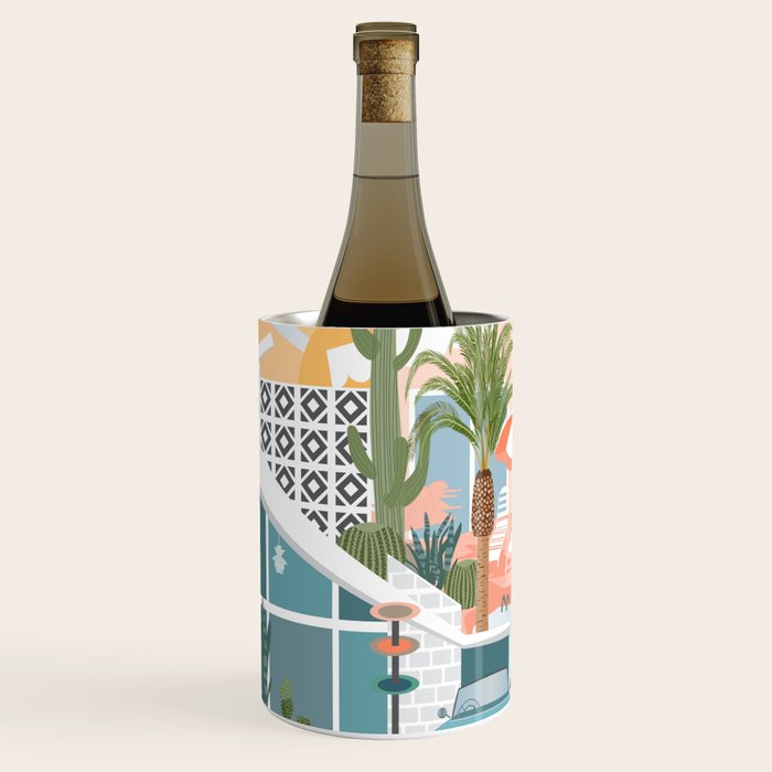 Retro Palm Springs Wine Chiller Gallery Image 1