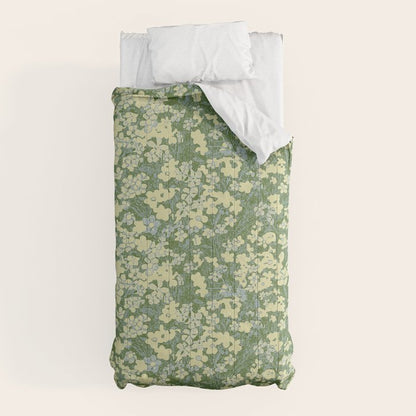 Nostalgia (Green-Blue) Comforter Gallery Image 10