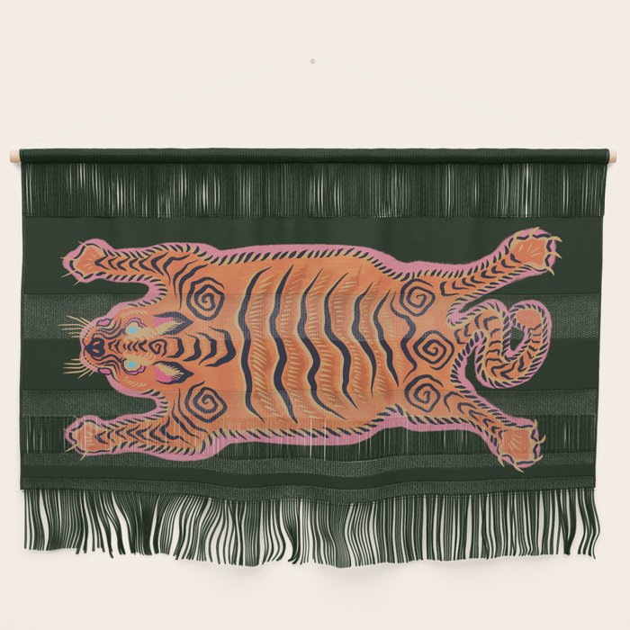 Wild Tiger Rug Wall Hanging Gallery Image 2