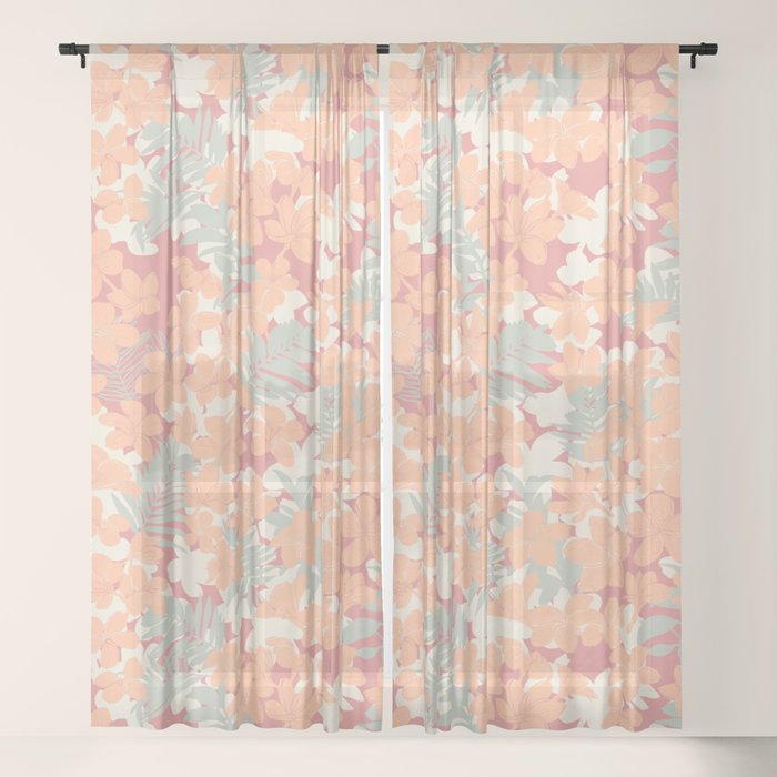 Exotic plumeria flowers A Window Curtain Gallery Image 21