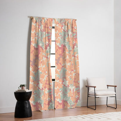 Exotic plumeria flowers A Window Curtain Gallery Image 2