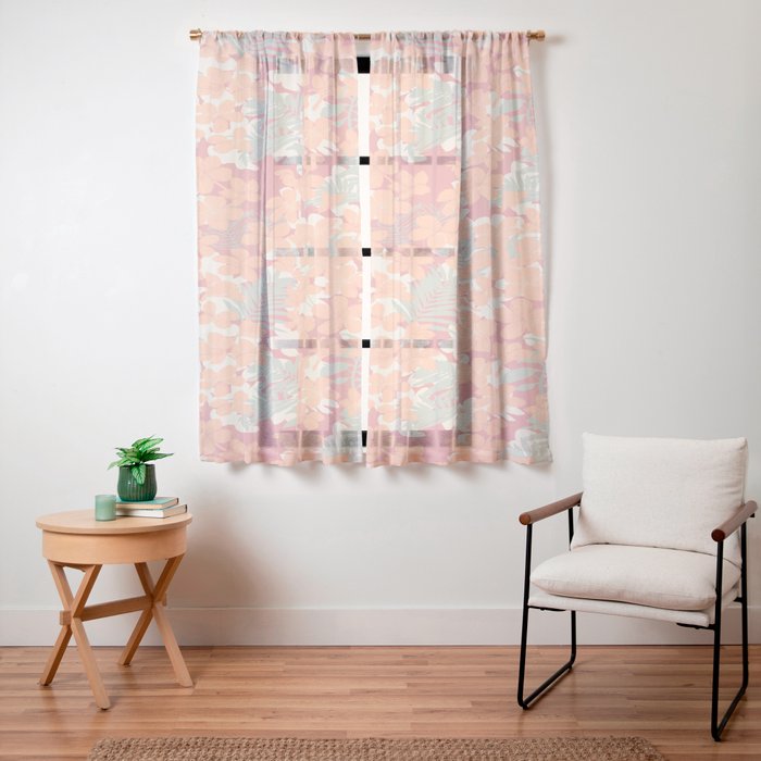 Exotic plumeria flowers A Window Curtain Gallery Image 19