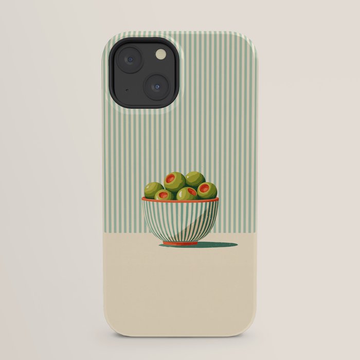 Retro Olive Bowl Illustration iPhone Case Gallery Image 21