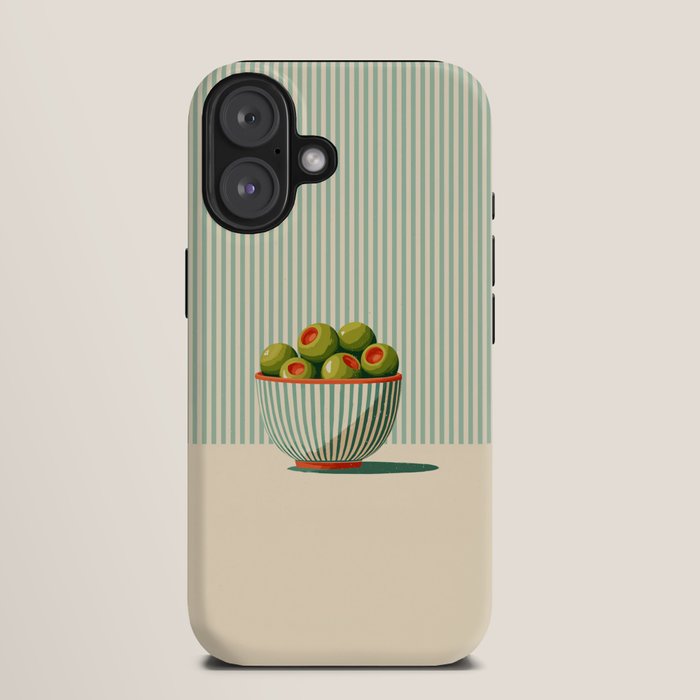 Retro Olive Bowl Illustration iPhone Case Gallery Image 9