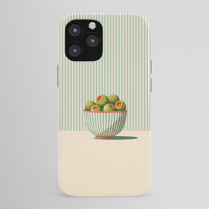 Retro Olive Bowl Illustration iPhone Case Gallery Image 43