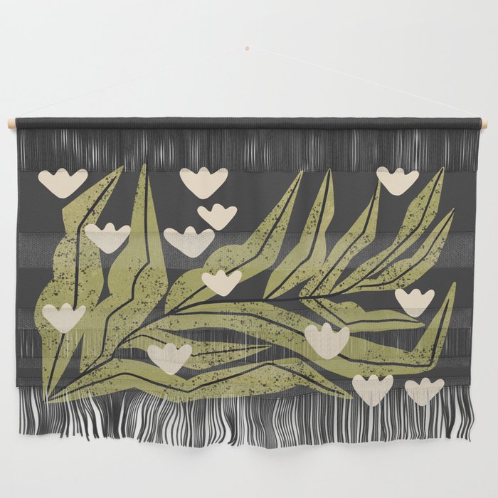 Reaching Tulips (Charcoal) Wall Hanging Gallery Image 1