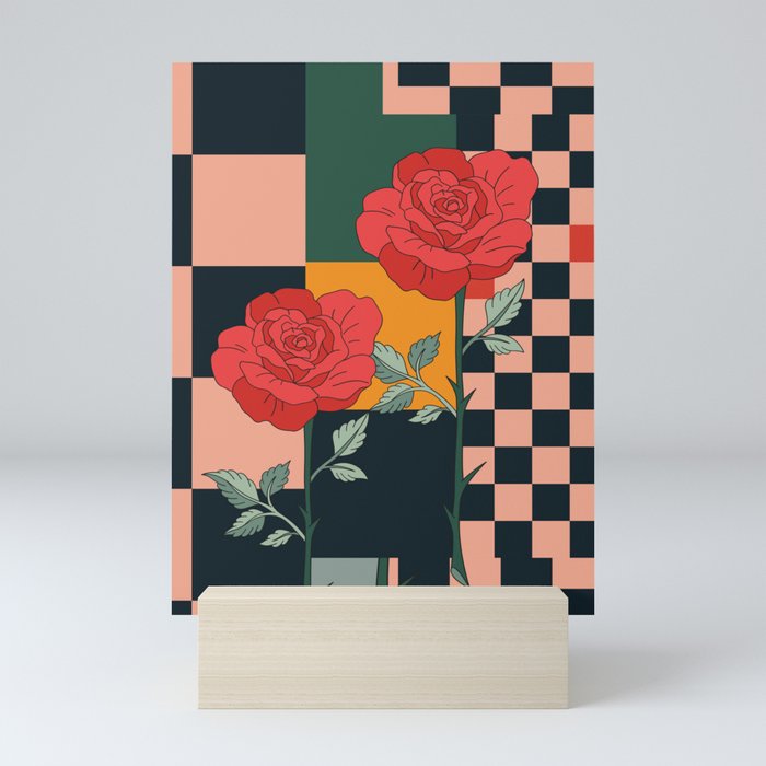 Red Roses 2 Mini Art Print Gallery Image 5