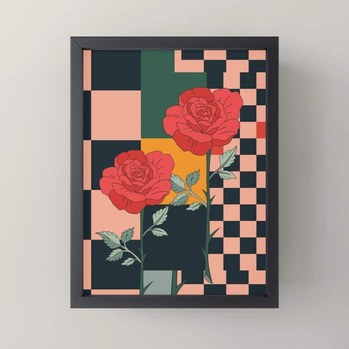 Red Roses 2 Mini Art Print Gallery Image 3
