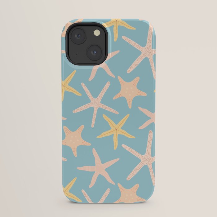Vintage marine starfish sea animal pattern iPhone Case Gallery Image 21