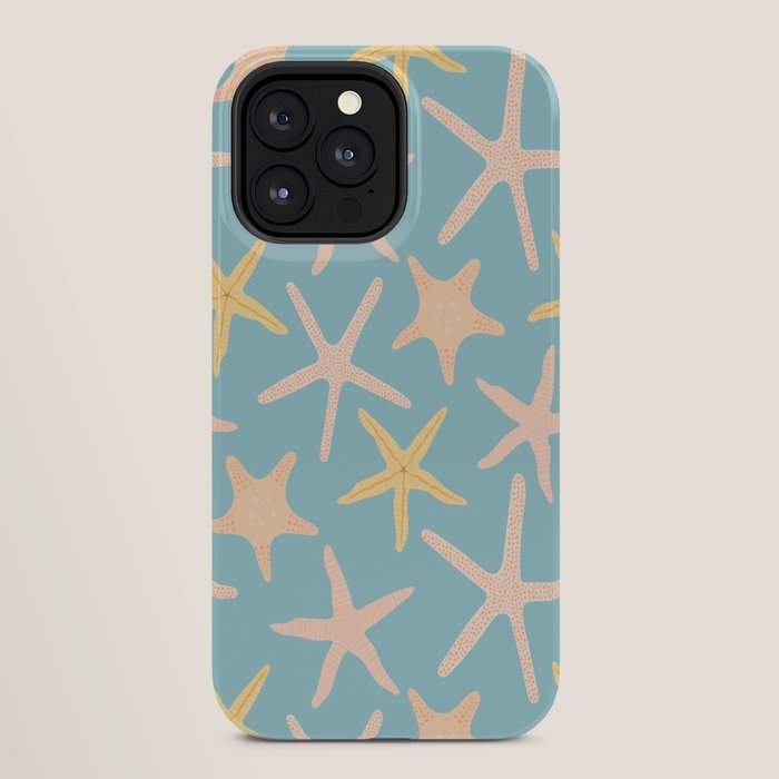 Vintage marine starfish sea animal pattern iPhone Case Gallery Image 28