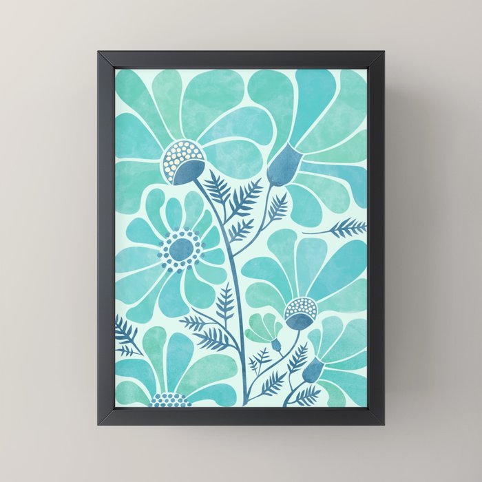Himalayan Blue Poppies Floral Mini Art Print Gallery Image 3