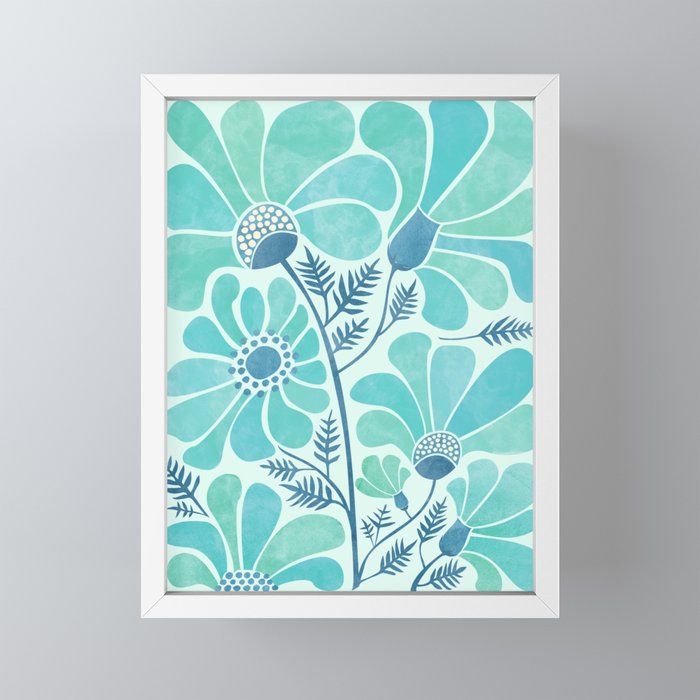 Himalayan Blue Poppies Floral Mini Art Print Gallery Image 4