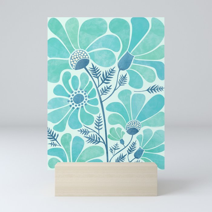 Himalayan Blue Poppies Floral Mini Art Print Gallery Image 5
