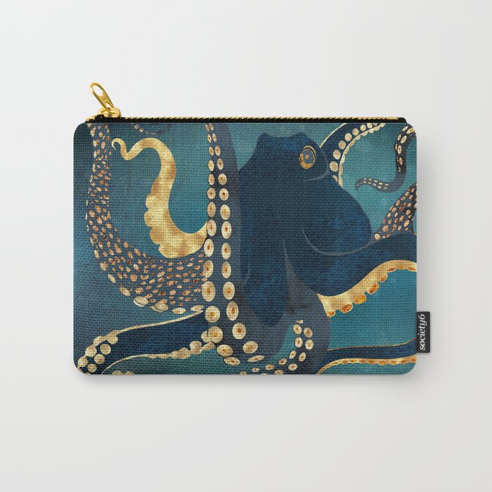 Metallic Octopus IV Carry All Pouch Gallery Image 1