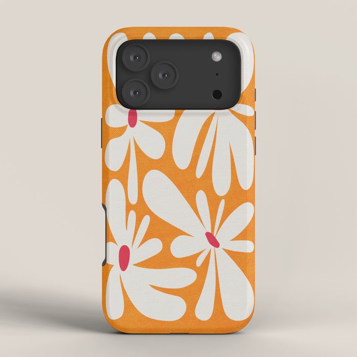 Bloom: Tangerine Matisse Color Series 03 iPhone Case Gallery Image 4