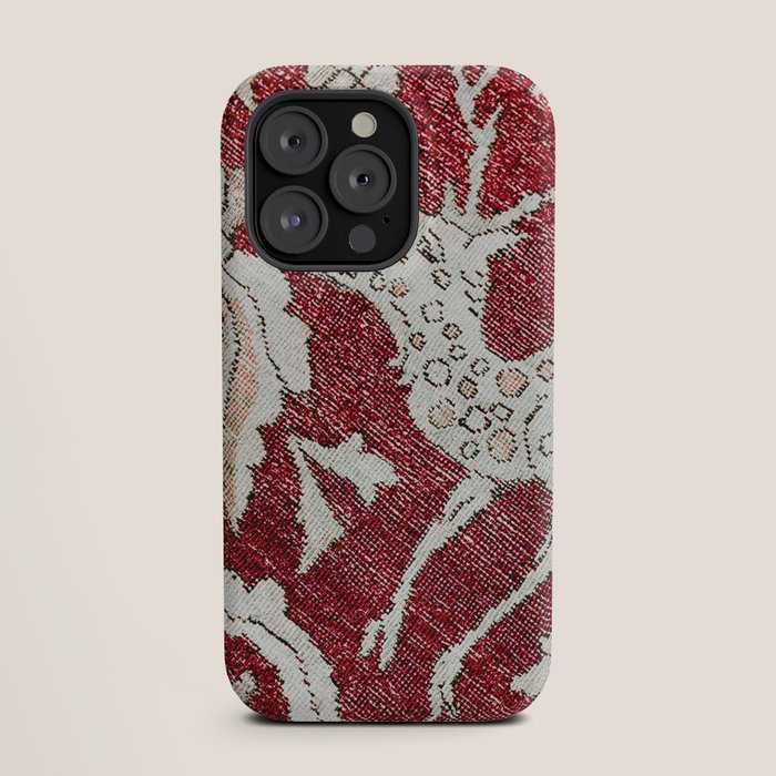Spotted Fawn From Antique Persian Animal Rug Print iPhone Case Gallery Image 19