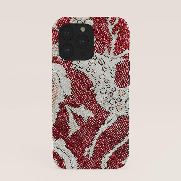 Spotted Fawn From Antique Persian Animal Rug Print iPhone Case Gallery Image 39