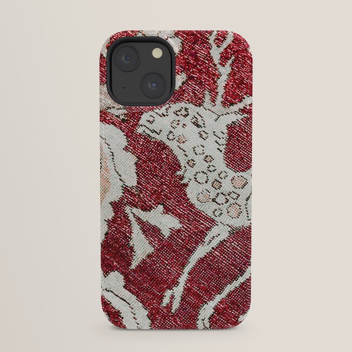 Spotted Fawn From Antique Persian Animal Rug Print iPhone Case Gallery Image 29
